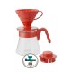 Set Hario V60 color Rojo